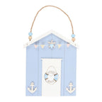 Blue Life Ring Beach Hut Hanging Decoration | Inspired Creative Gifts | UK Supplier