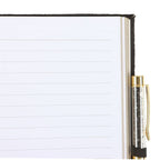 Book of Shadows Journal with Black Obsidian Crystal Pen | Inspired Creative Gifts | UK Supplier