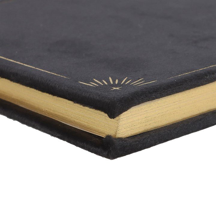 Book of Shadows Journal with Black Obsidian Crystal Pen | Inspired Creative Gifts
