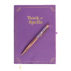 Book of Spells Journal with Amethyst Crystal Pen | Inspired Creative Gifts | UK Supplier
