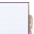 Book of Spells Journal with Amethyst Crystal Pen | Inspired Creative Gifts | UK Supplier