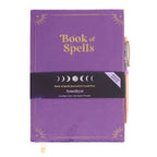 Book of Spells Journal with Amethyst Crystal Pen | Inspired Creative Gifts | UK Supplier