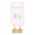 Book Worm Earrings | Inspired Creative Gifts | UK Supplier