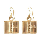 Book Worm Earrings | Inspired Creative Gifts | UK Supplier
