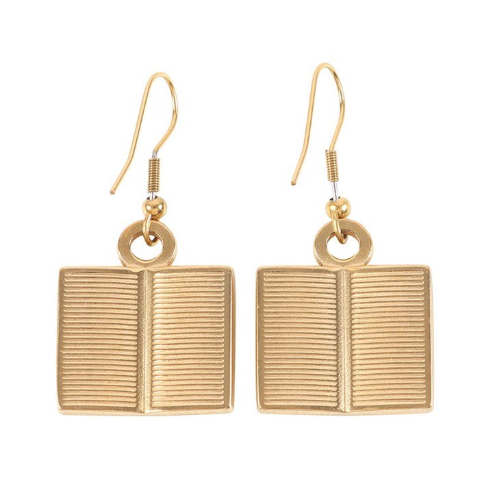 Book Worm Earrings | Inspired Creative Gifts | UK Supplier