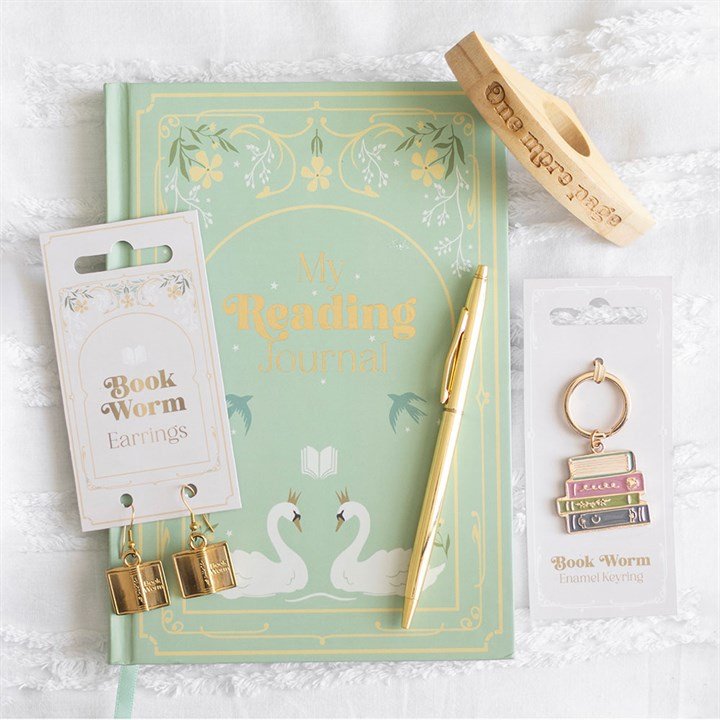 Book Worm Keyring | Inspired Creative Gifts | UK Supplier