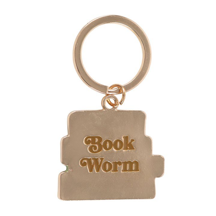 Book Worm Keyring | Inspired Creative Gifts | UK Supplier