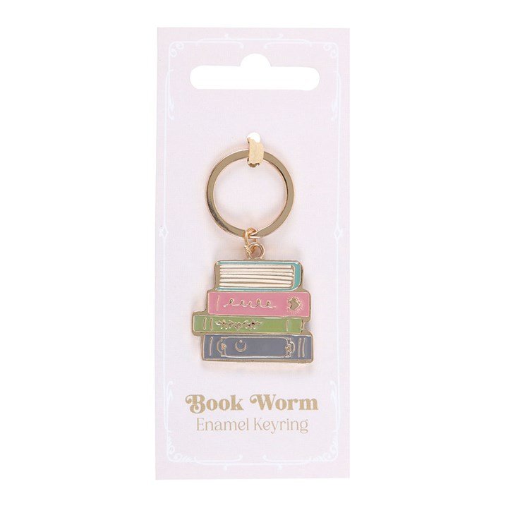 Book Worm Keyring | Inspired Creative Gifts | UK Supplier