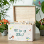British Garden Birds Seed Packet Storage Box | Inspired Creative Gifts | UK Supplier