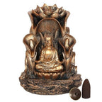 Bronze Buddha Backflow Incense Burner | Inspired Creative Gifts | UK Supplier