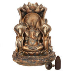 Bronze Ganesh Backflow Incense Burner | Inspired Creative Gifts | UK Supplier