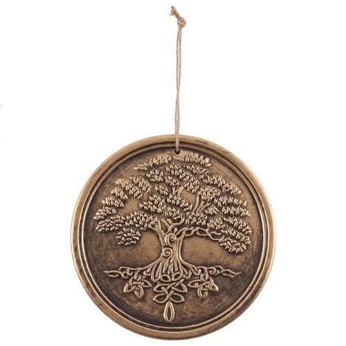 Bronze Terracotta Tree of Life Plaque by Lisa Parker | Wall Art | Inspired Creative Gifts