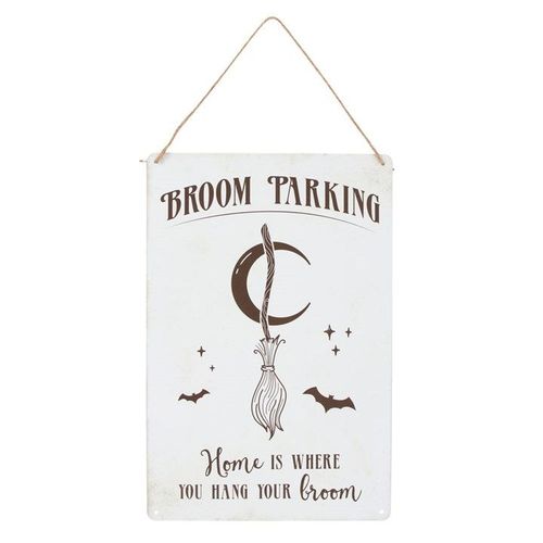 Broom Parking Metal Sign | Inspired Creative Gifts | UK Supplier
