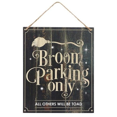 Broom Parking Only Hanging MDF Sign | Inspired Creative Gifts | UK Supplier