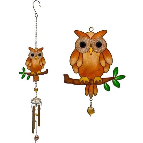 Brown Owl Windchime | Wind Chimes | Inspired Creative Gifts