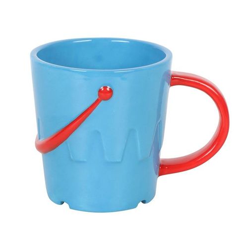 Bucket Shaped Ceramic Mug with Spade Spoon | Inspired Creative Gifts | UK Supplier