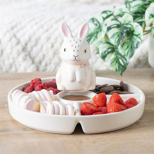 Bunny Chip & Dip Snack Dish | Tableware | Inspired Creative Gifts