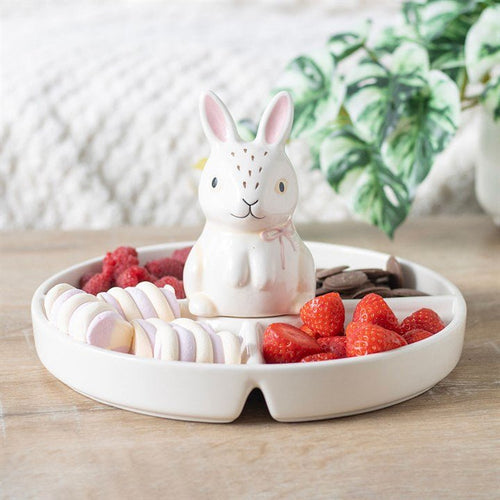 Bunny Chip & Dip Snack Dish | Tableware | Inspired Creative Gifts