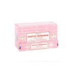 12 Packs of Satya Exotic Romance Incense Sticks | Incense Sticks & Cones