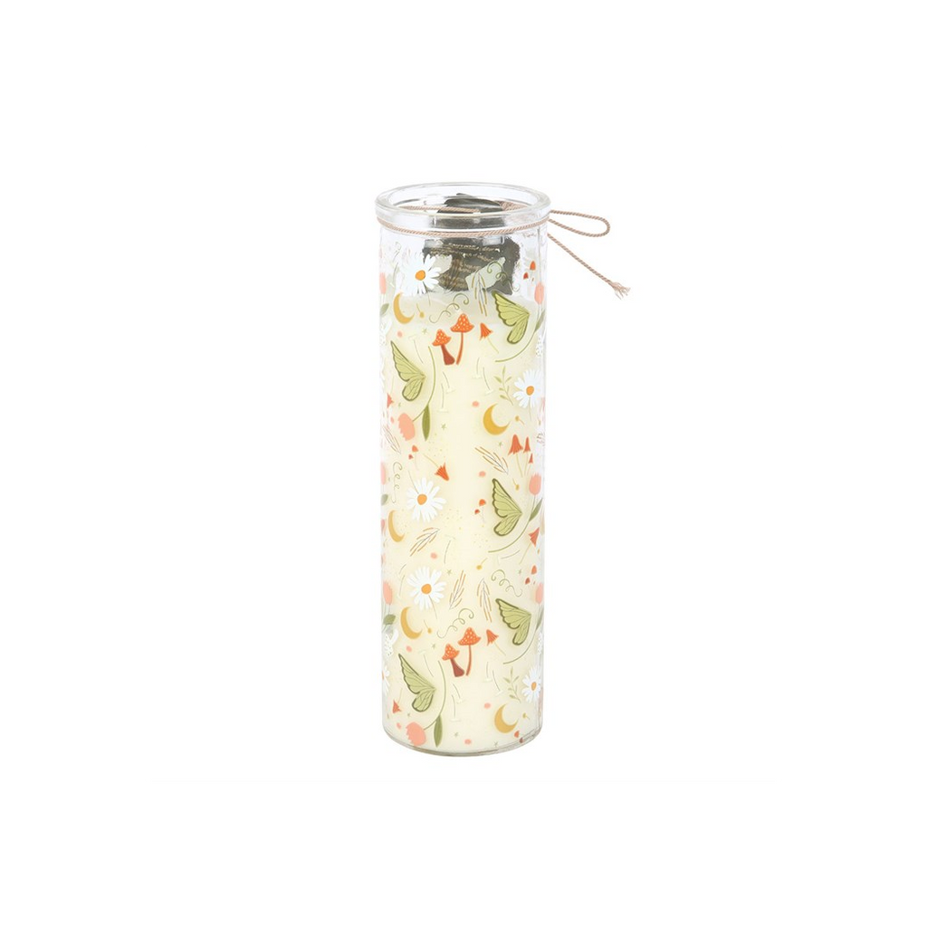 Fairy Folklore Print Moss & Sandalwood Tube Candle | Candles | Inspired Creative Gifts
