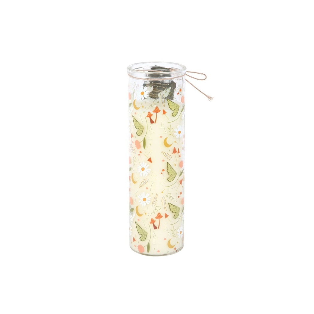 Fairy Folklore Print Moss & Sandalwood Tube Candle | Candles | Inspired Creative Gifts