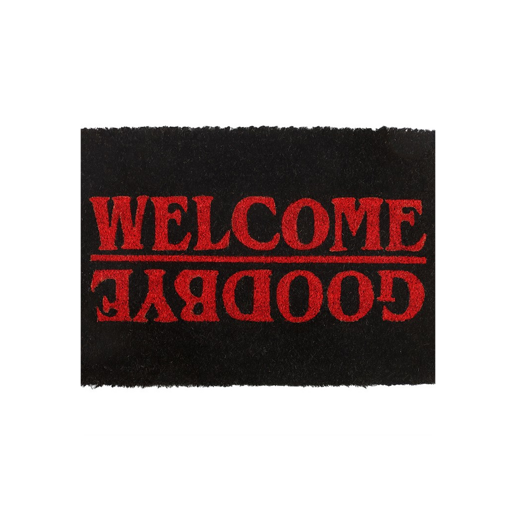 Black Welcome Goodbye Doormat | Door Mat | Inspired Creative Gifts