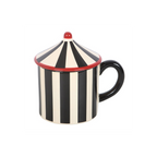 Black Striped Circus Tent Mug