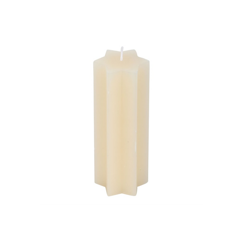 Cream Starry Night Star Shaped Taper Candle | Candles