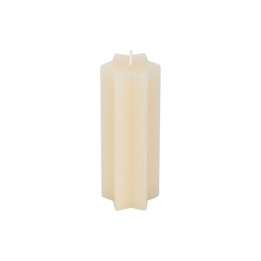 Cream Starry Night Star Shaped Taper Candle | Candles