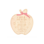 Apple Pie Recipe Serving Board