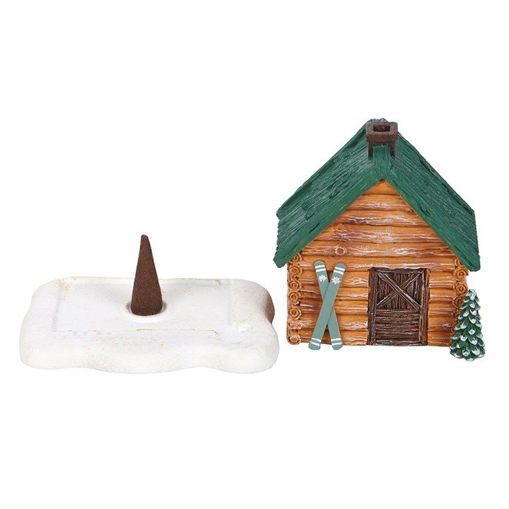 Cabin Ski Chalet Incense Cone Holder | Inspired Creative Gifts | UK Supplier