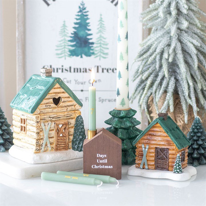 Cabin Ski Chalet Incense Cone Holder | Inspired Creative Gifts | UK Supplier