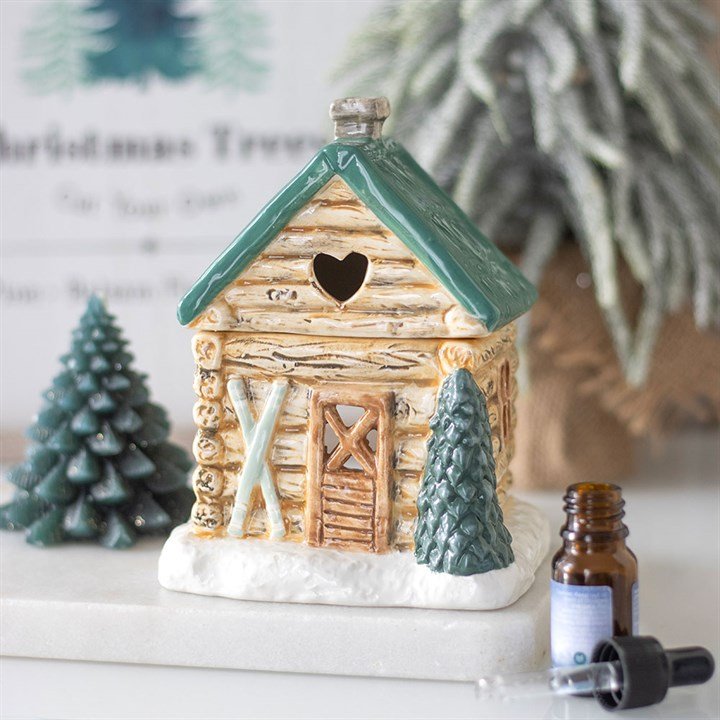 Cabin Ski Chalet Oil Burner | Inspired Creative Gifts | UK Supplier