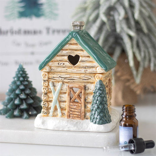 Cabin Ski Chalet Oil Burner | Oil Burner | Inspired Creative Gifts