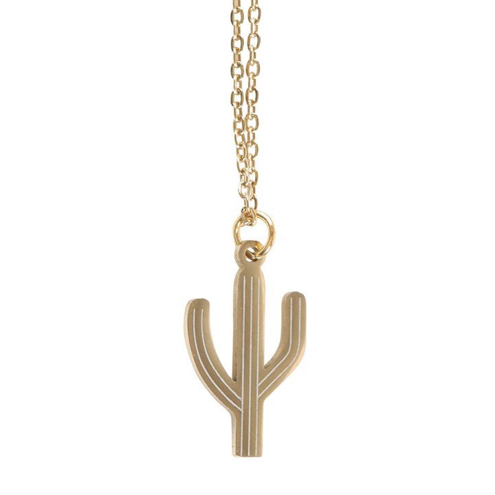 Cactus Necklace on Greeting Card | Inspired Creative Gifts | UK Supplier