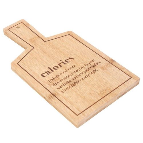 Calories Bamboo Serving Board | Inspired Creative Gifts | UK Supplier