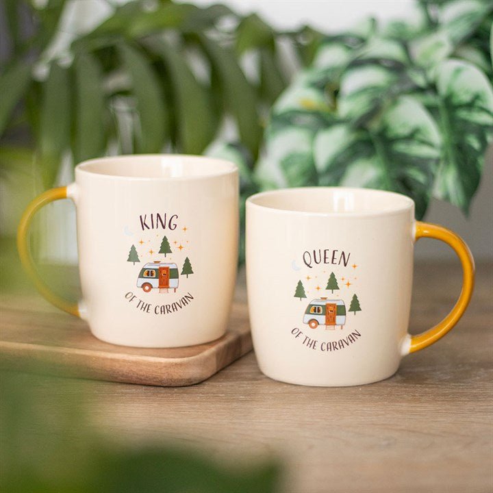 Camping King and Queen Couples Mug Set | Inspired Creative Gifts | UK Supplier