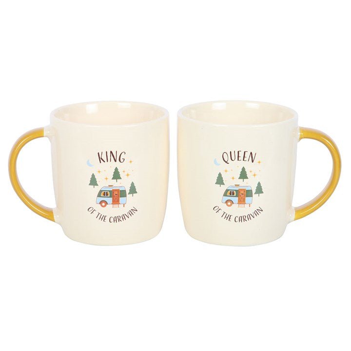 Camping King and Queen Couples Mug Set | Inspired Creative Gifts | UK Supplier
