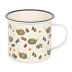 Camping Print Enamel Mug | Inspired Creative Gifts | UK Supplier