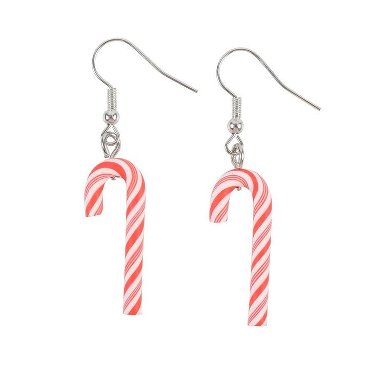 Candy Cane Dangle Earrings | Inspired Creative Gifts | UK Supplier