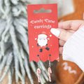 Candy Cane Dangle Earrings | Inspired Creative Gifts | UK Supplier