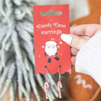 Candy Cane Dangle Earrings | Inspired Creative Gifts | UK Supplier