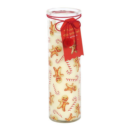 Candy Cane Warm Gingerbread Tube Candle | Candles | Inspired Creative Gifts