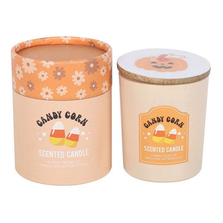 Candy Corn Vanilla and Butterscotch Candle | Inspired Creative Gifts | UK Supplier