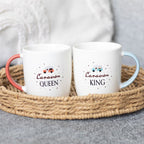 Caravan King and Caravan Queen Couples Mug Set | Inspired Creative Gifts | UK Supplier