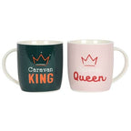 Caravan King and Queen Mug Set | Inspired Creative Gifts | UK Supplier