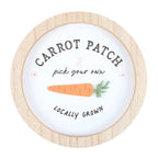 Carrot Patch Round 3D Wall Plaque | Inspired Creative Gifts | UK Supplier