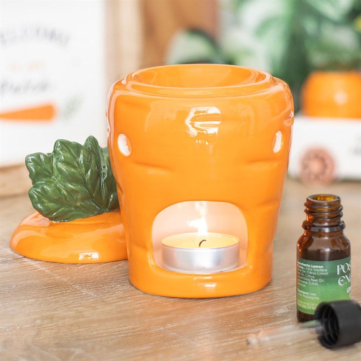 Carrot Shaped Oil Burner and Wax Warmer | Inspired Creative Gifts | UK Supplier