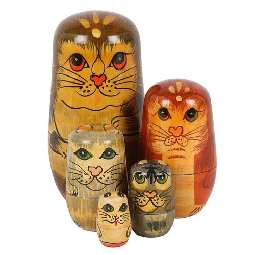 Cat Russian Doll | Ornaments | Inspired Creative Gifts
