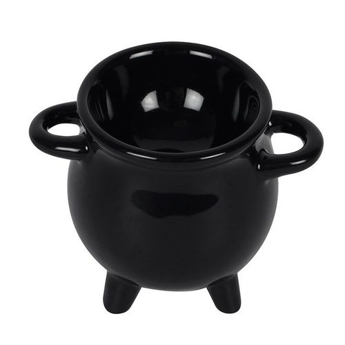 Cauldron Egg Cup with Broom Spoon | Inspired Creative Gifts | UK Supplier